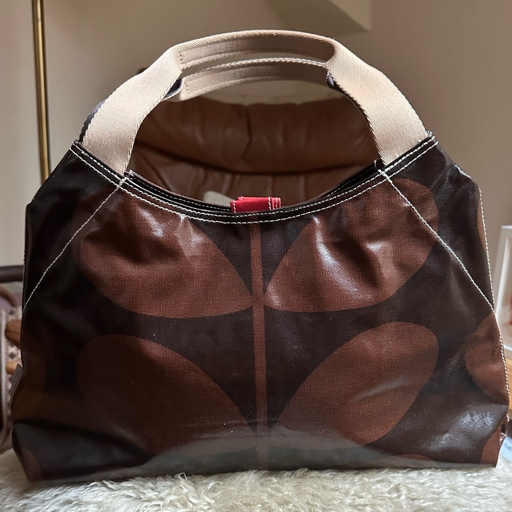Orla Kiely large stem hand bag